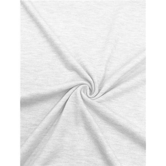 Women's Summer Basic Sleeveless V Neck Casual Tank Tops Loose Shirts - Picture 5 of 5